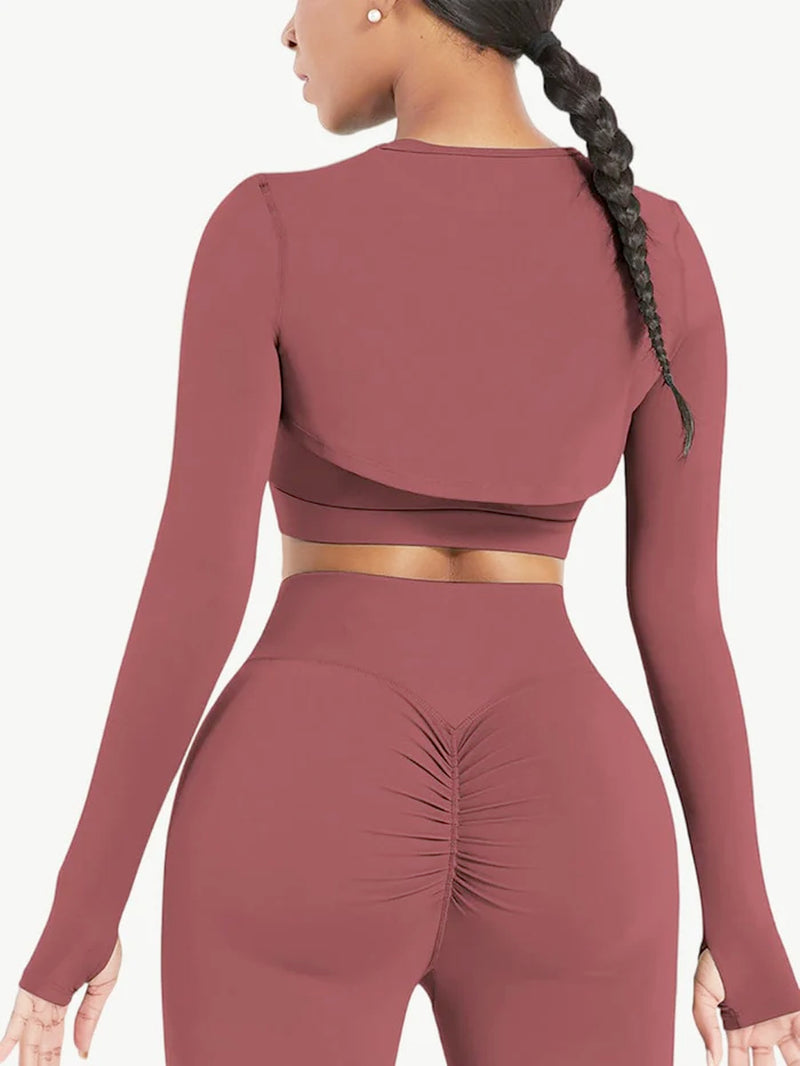 3 Piece Yoga Set Seamless Women Gym Sport Suit Gym Set