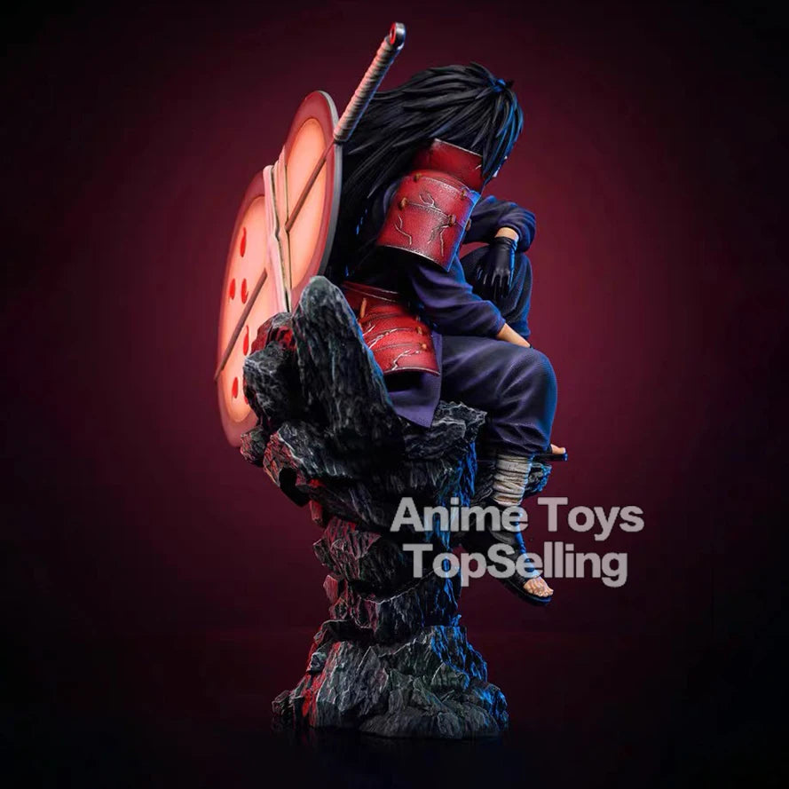 Naruto 30Cm/11.81In Anime Figures Naruto Uchiha Madara Figure PVC Statue Collection Model Toy Gifts